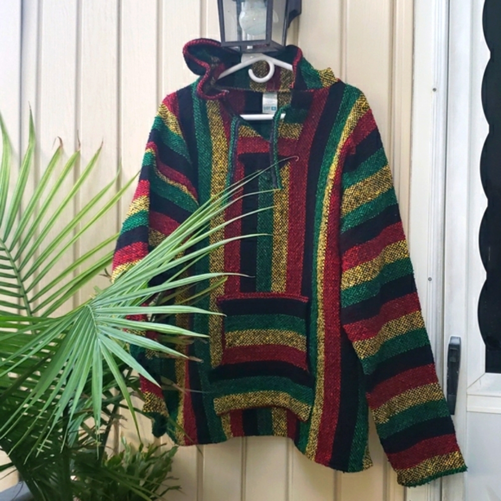 LA MALINGHE Mexican    Hoodie Blanket Shirt